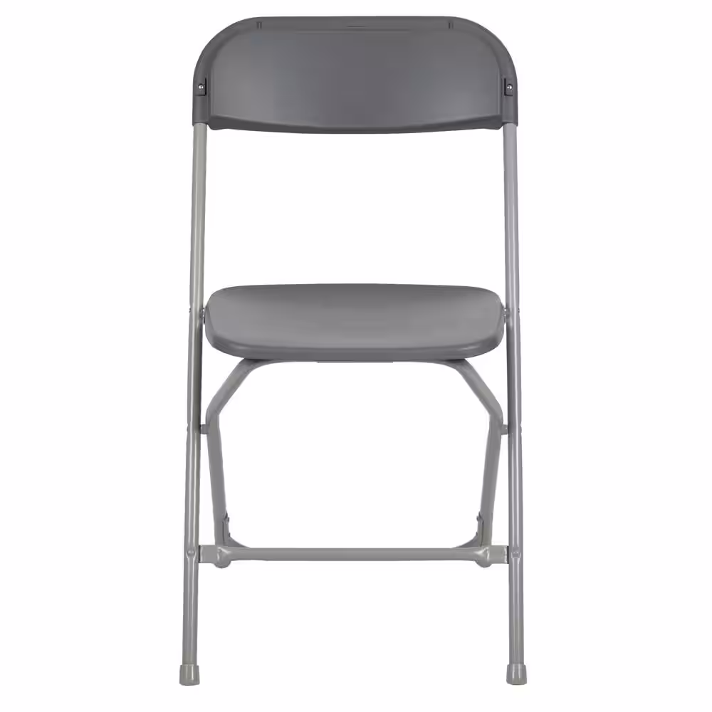 Carnegy Avenue Grey Metal Folding Chair (Set of 10)