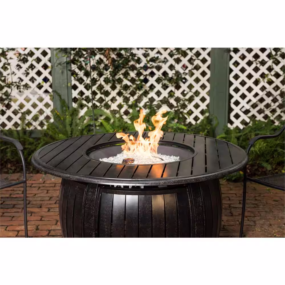 Fire Sense Grand Cooper 44 in. Round Aluminum Gas Fire Pit