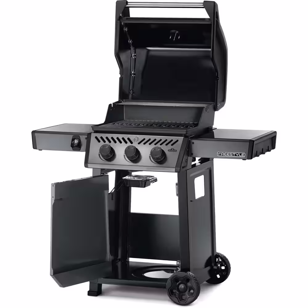 NAPOLEON Freestyle 365 3-Burner Propane Gas Grill in Graphite Grey