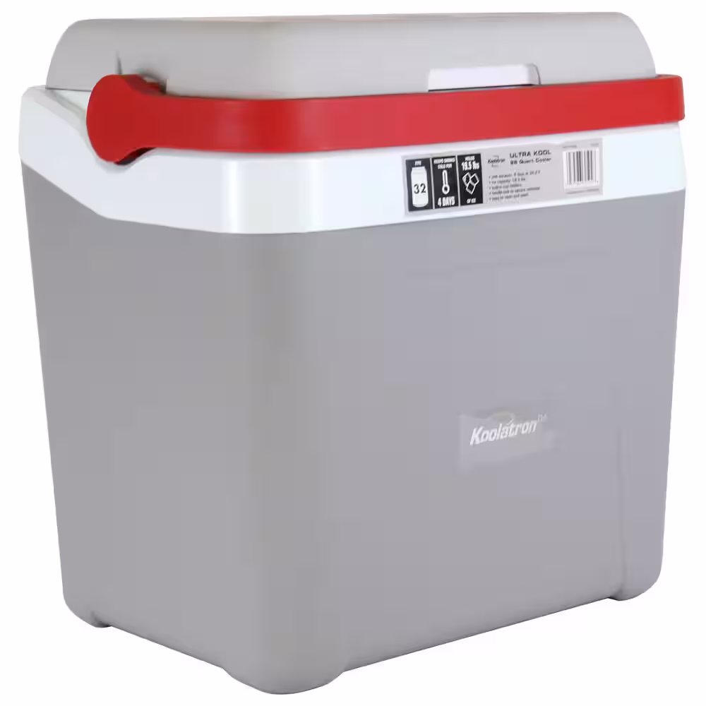 Koolatron Ultra kool travel 26 Qt. Locking carry handle chest Cooler