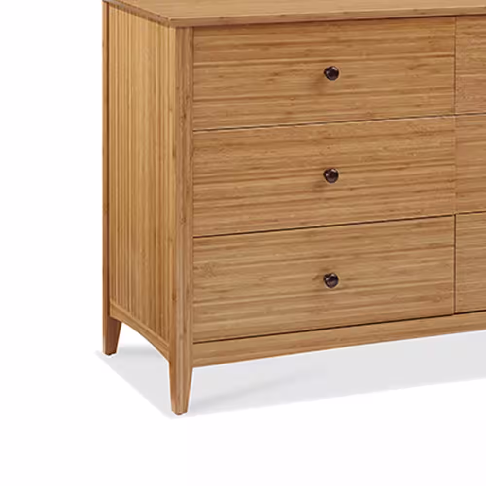 Greenington Willow 6-Drawer Caramelized Dresser 32 in. x 52 in. x 20 in.