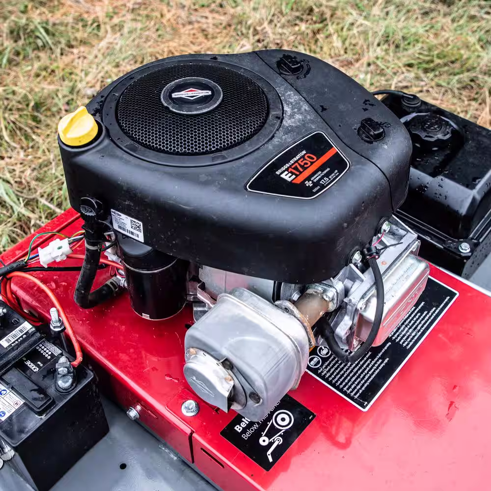 Earthquake 500 cc Briggs & Stratton Acreage Tow-Behind Rough Cut Mower with 44 in. Steel Cutting Deck and Tool-Less Offset Tow Bar