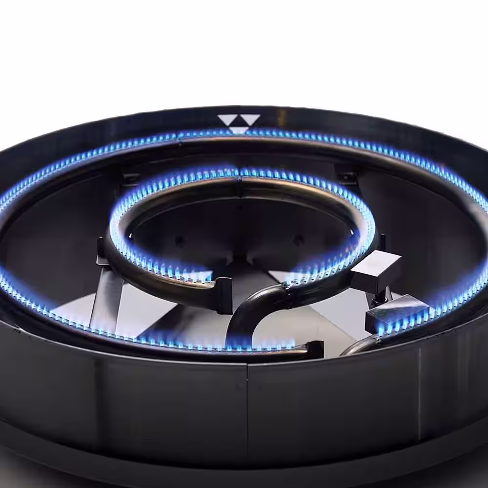 Evo Professional Wheeled Cart 2-Burner Natural Gas Grill in Stainless Steel with Flattop