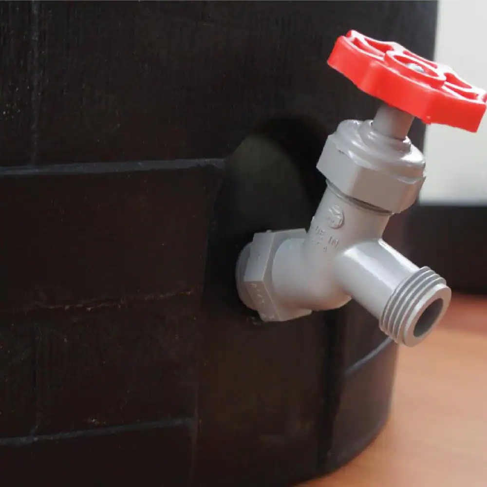 RTS Home Accents 50 Gal. Rain Barrel Black Colour with Plastic Spigot