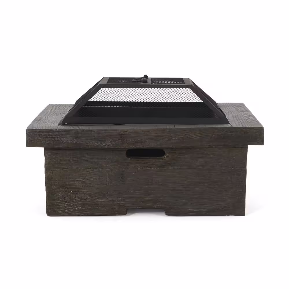 Noble House Berwick 29 in. Gray Wood Burning Fire Pit