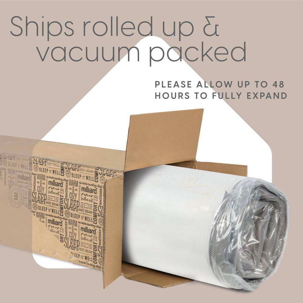 None Tri Fold 4 in. Queen Foam Firm Folding Mattress