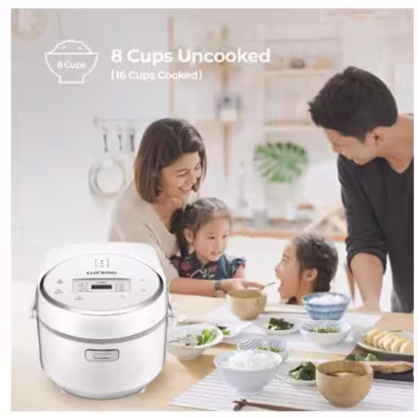 Cuckoo 8-Cup White Micom Rice Cooker