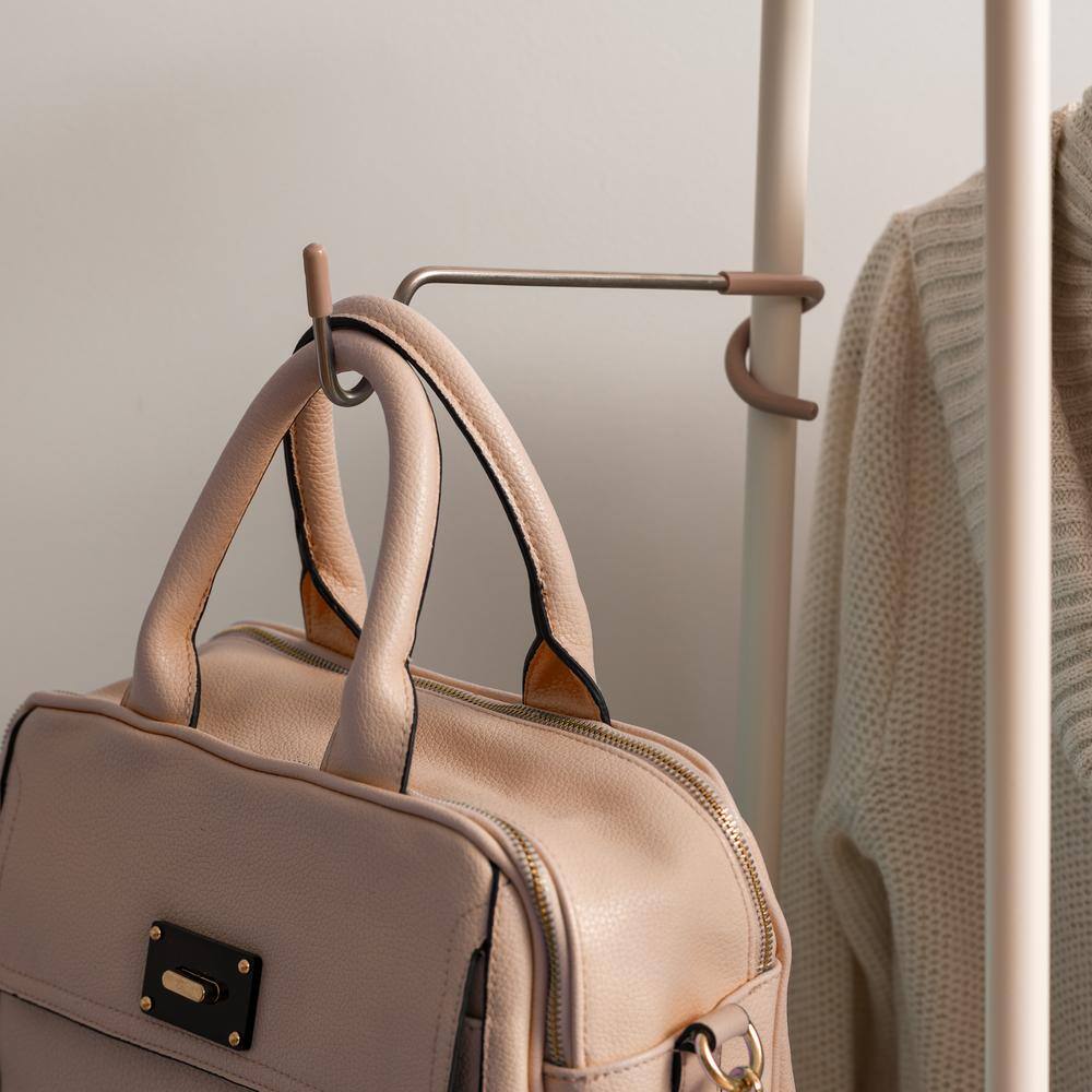 IRIS White Metal Clothes Rack 35.24 in. W x 596 in. H