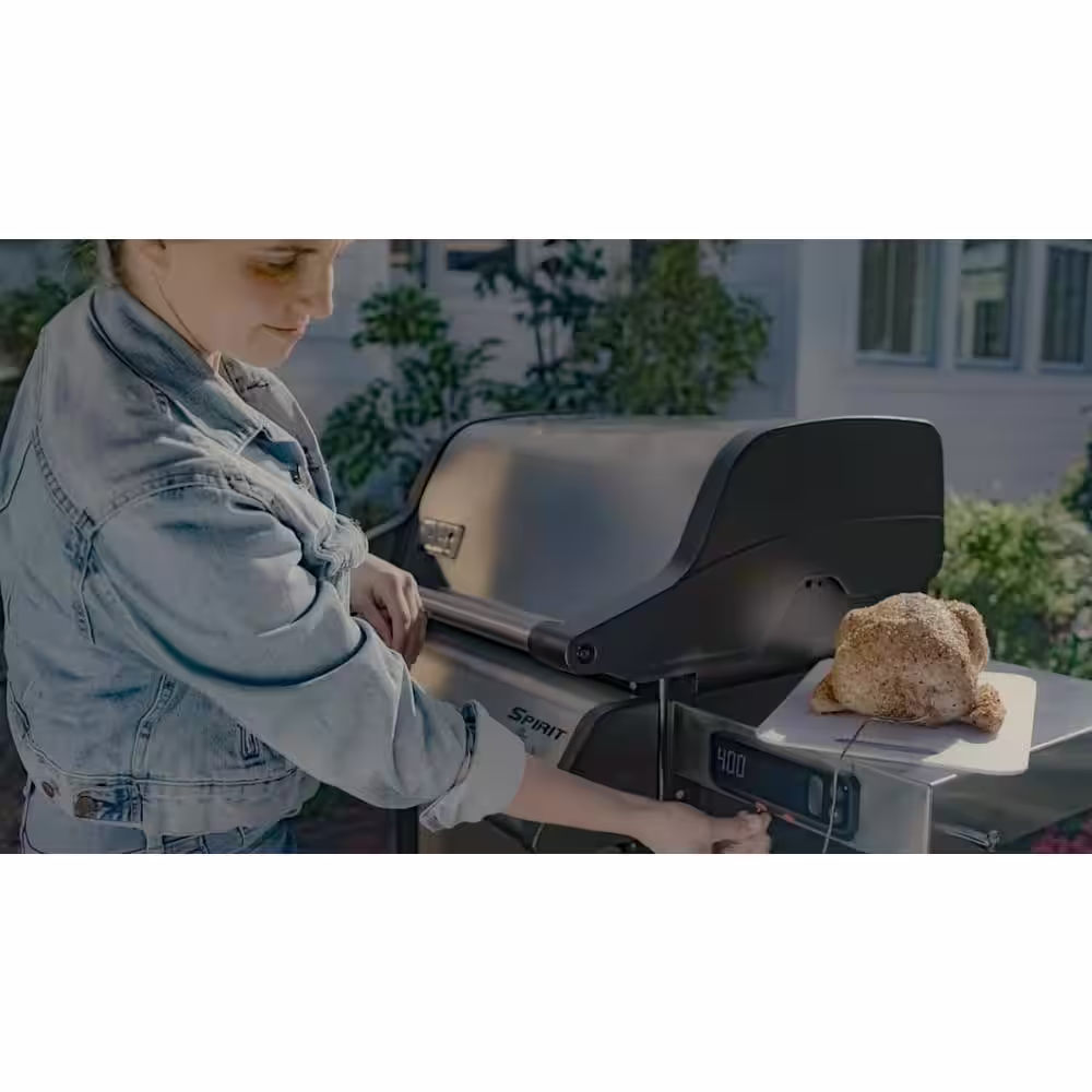 Weber Spirit SX-315 3-Burner Natural Gas Smart Grill in Stainless Steel