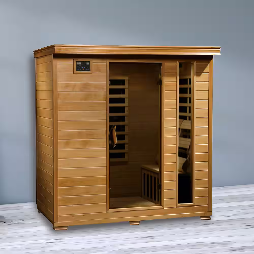 Radiant Sauna 4-Person Hemlock Infrared Sauna with 9 Carbon Heaters