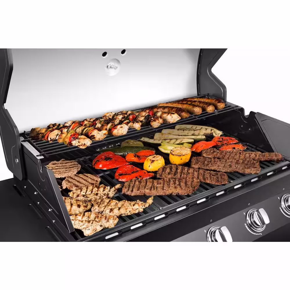 Dyna-Glo Premier 4-Burner Propane Gas Grill in Black