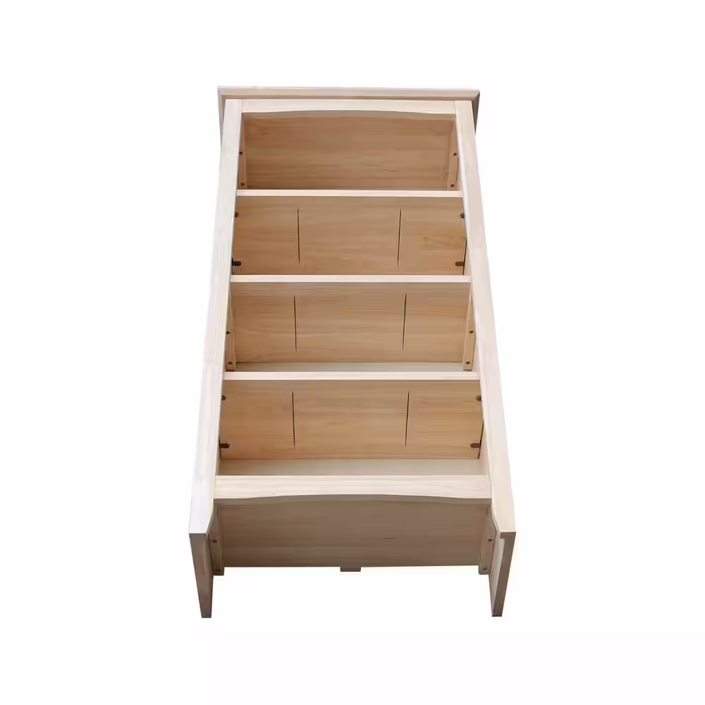International Concepts Unfinished Shaker Bookcase - 48
