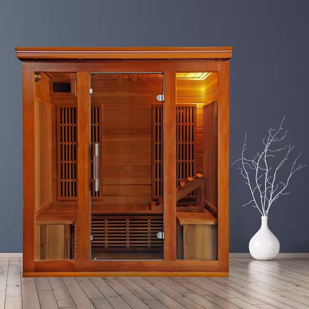 Radiant Sauna 4 to 5-Person Cedar Elite Premium Sauna