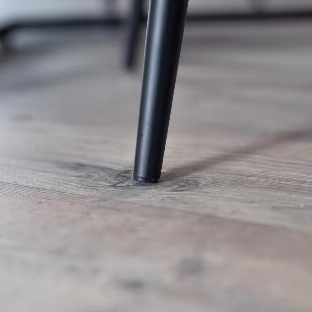 Homy Casa Charlton Brown Faux Suede Upholstered Dining Chairs (Set of 4)