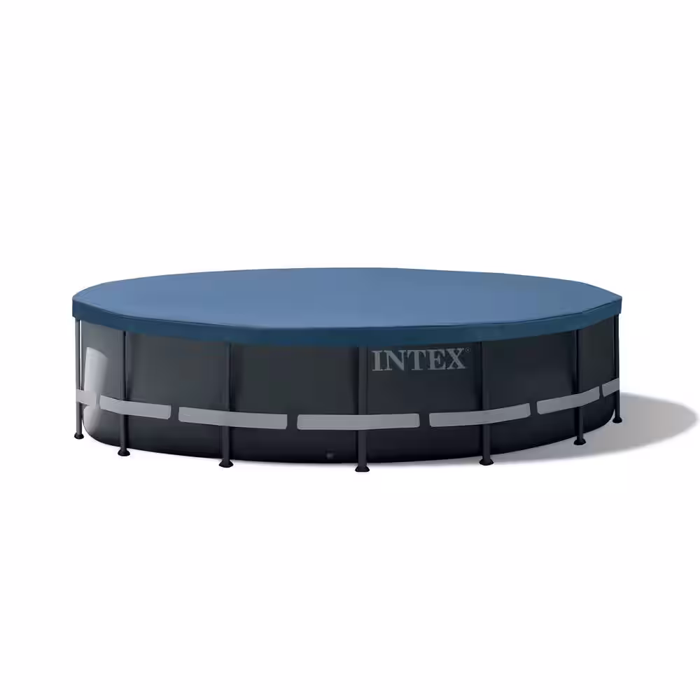 INTEX Ultra XTR 14 ft. Round 42 in. D Metal Frame Pool Set with Pump