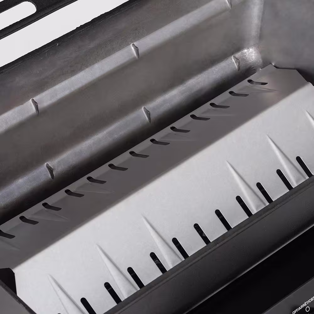 Huntington 2-Burner Cast Aluminum Propane Gas Grill in Black