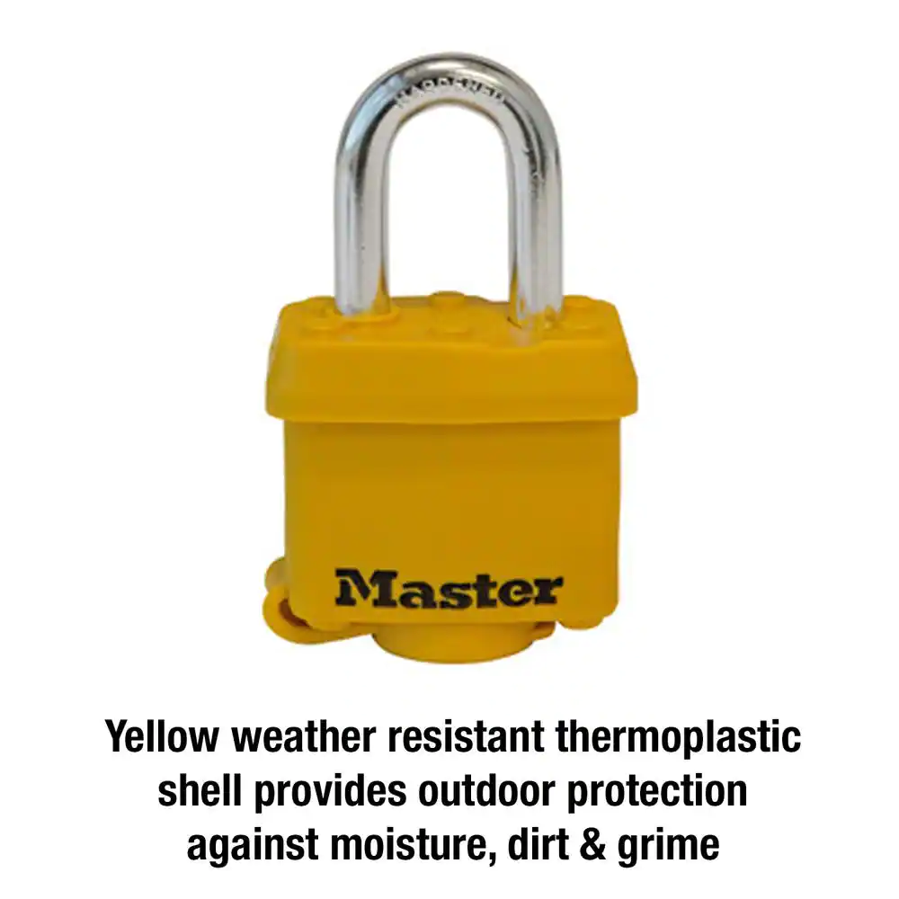 Master Lock Outdoor Padlock with Key, 1-3/4 in. Wide