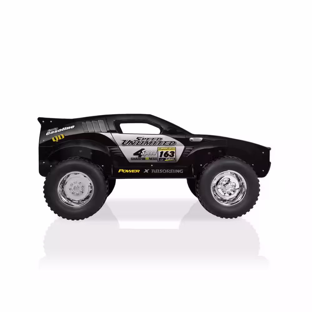 Furniture of America Andres Black Twin Offroad Car Bed