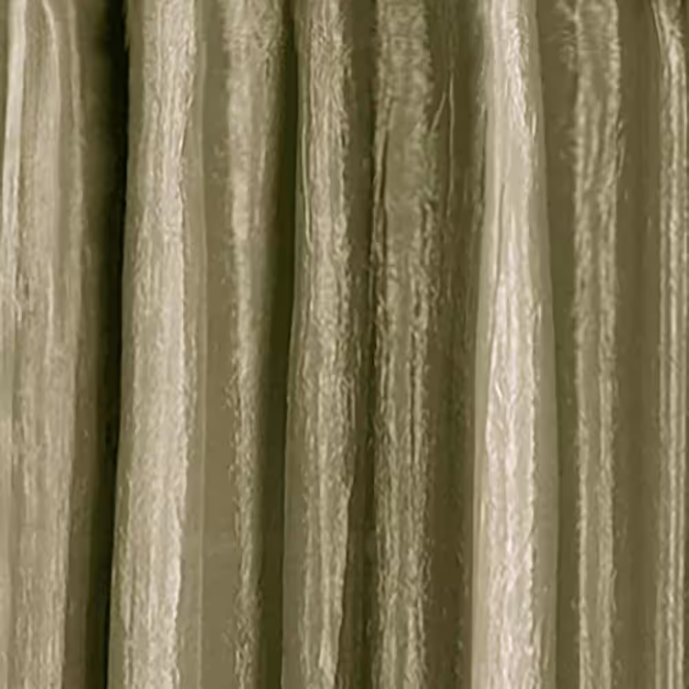 ACHIM Ombre 42 in. L Polyester Window Curtain Waterfall Valance in Sage