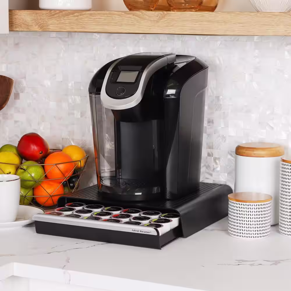 Mind Reader Hero 36-Capacity Black Coffee Pod Storage Drawer
