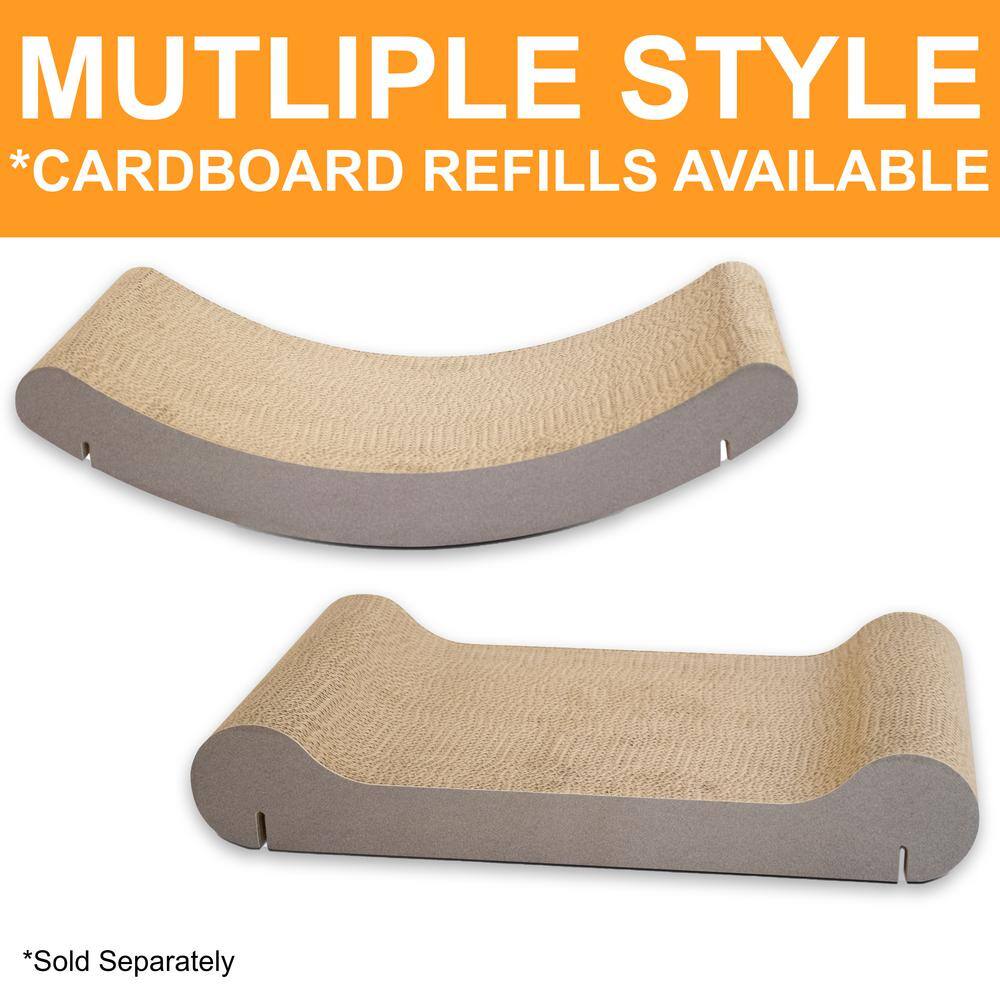 K and H Pet Products EZ Mount 11 in. x 20 in. x 2 in. Tan Scratcher Kitty Sill