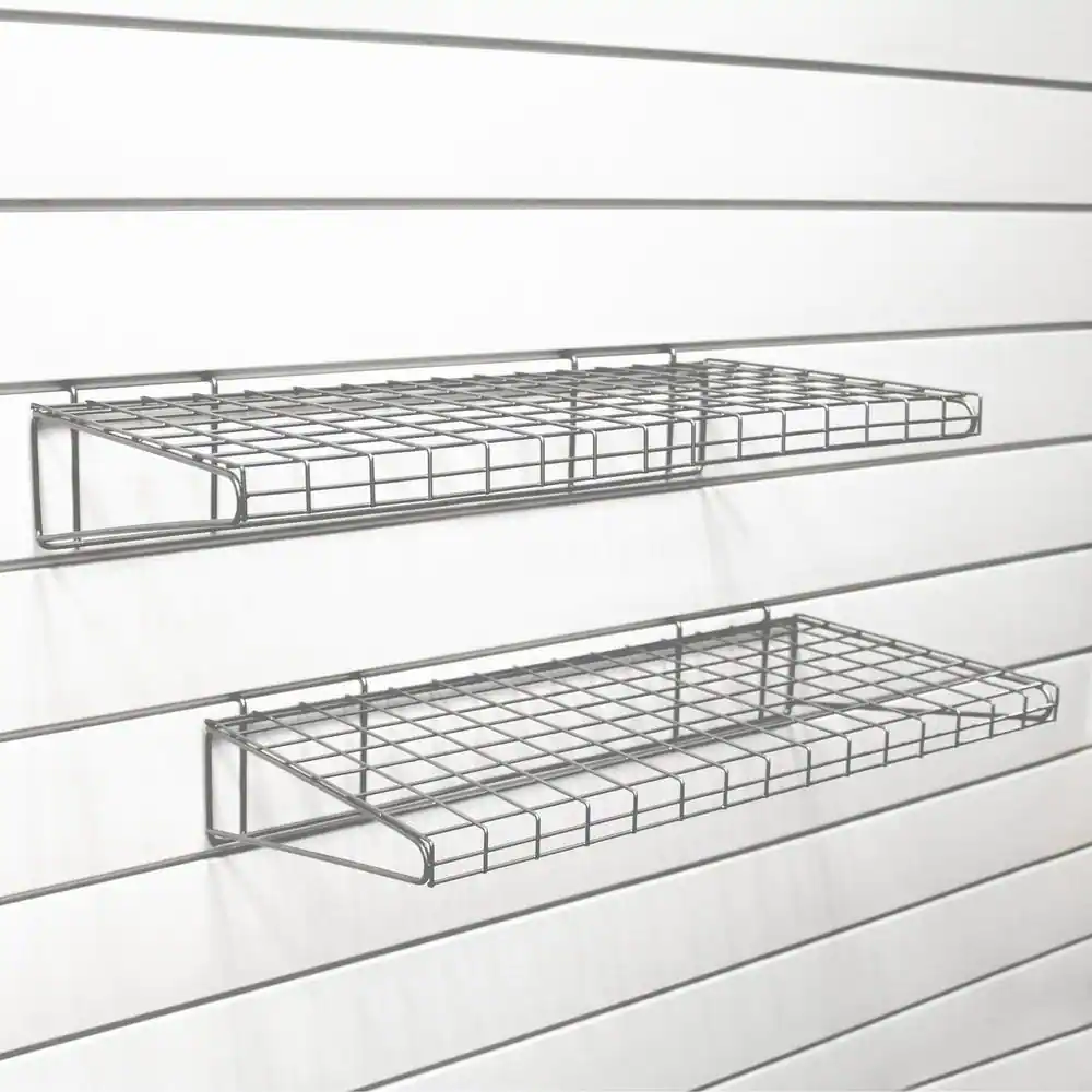 Proslat Slatwall 24 in. Metal Shelf (2-Pack)