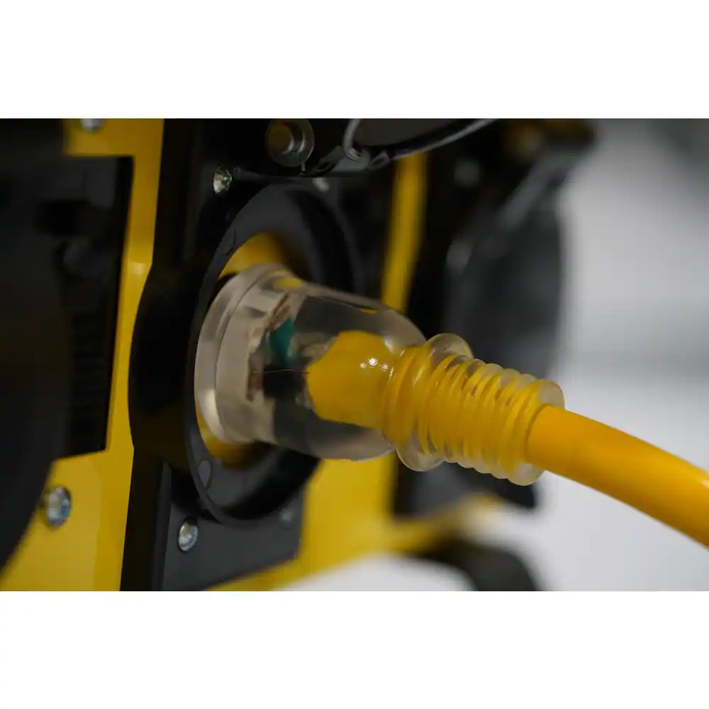 Yellow Jacket 50 ft. 10/3 SJTW Outdoor Heavy-Duty Extension Cord with T-Blade Power Light Plug