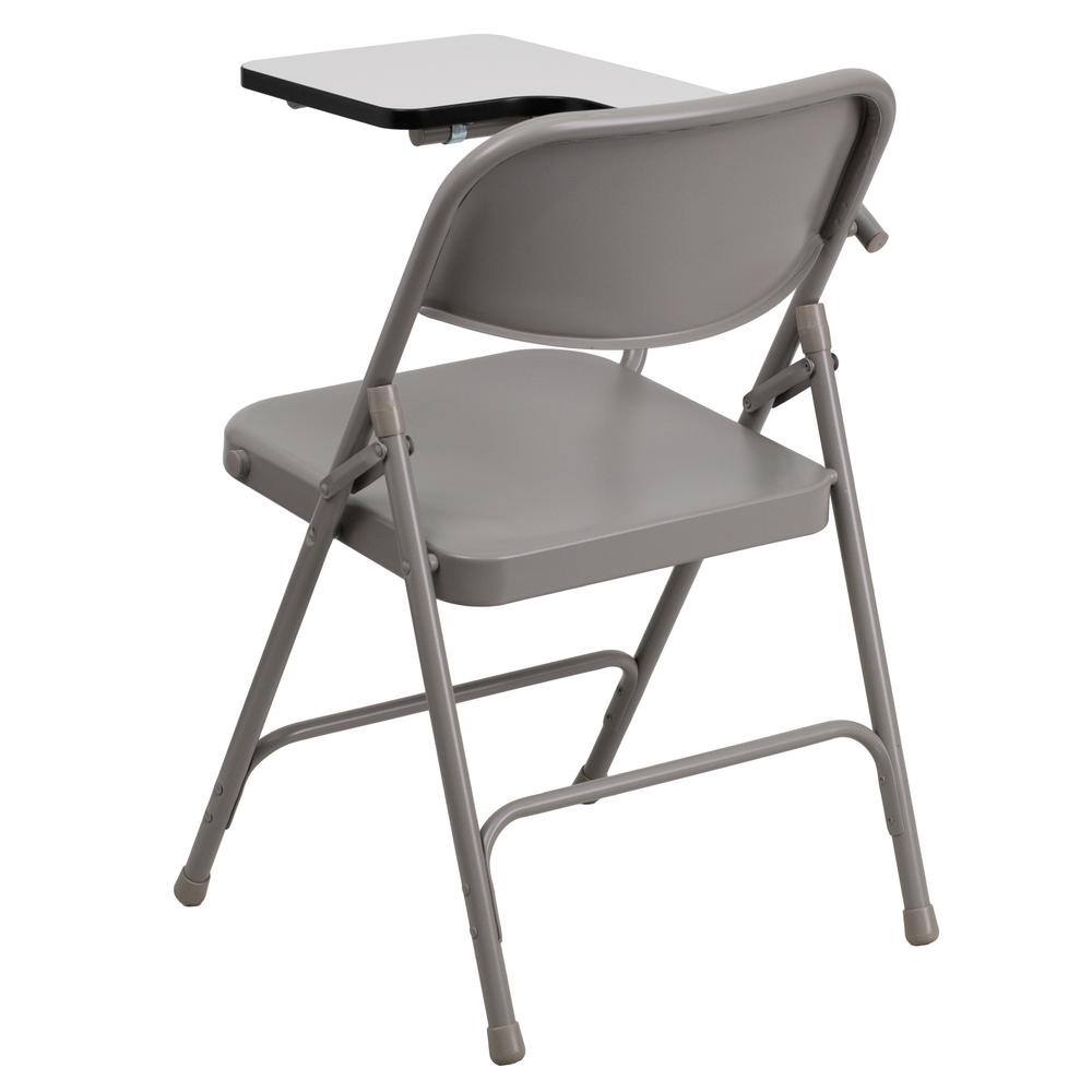 Carnegy Avenue Beige Steel Right Arm Folding Chair