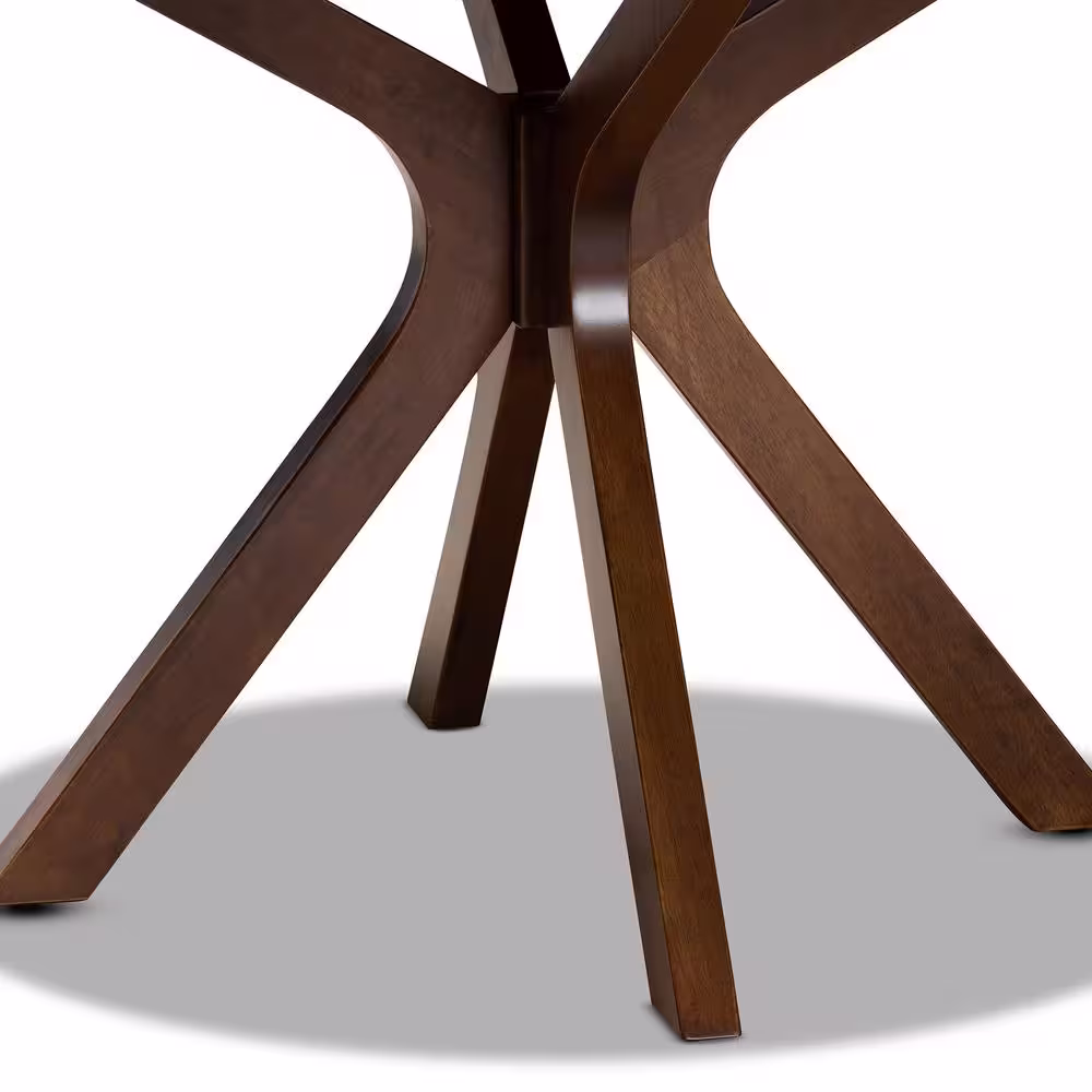 Baxton Studio Kenji Walnut Dining Table