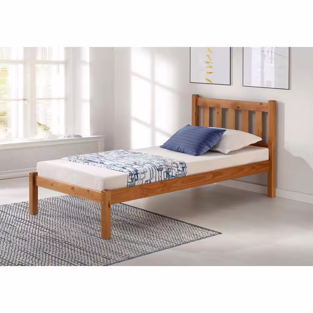 Alaterre Furniture Poppy Cinnamon Twin Bed