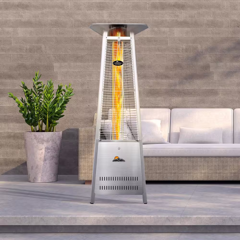Paragon Outdoor 42,000 BTU Stainless Steel Paragon Boost Flame Tower Heater