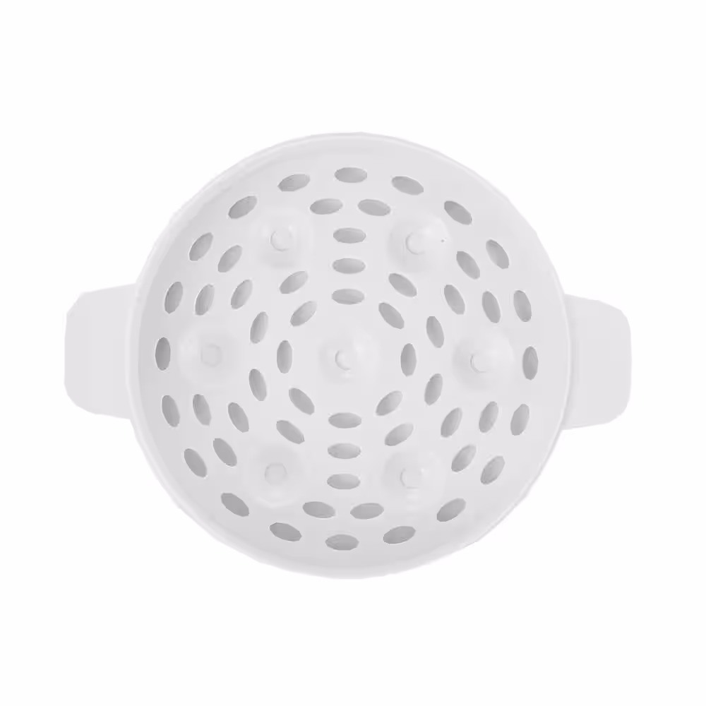 Tayama 1.5 Qt. White Electric Multi-Cooker Cooking Pot with Food Steamer