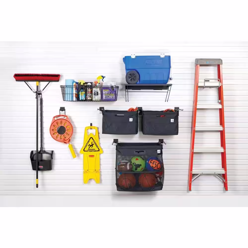 Norsk Slatwall 10 in. Steel Quad Hook (2-Pack)