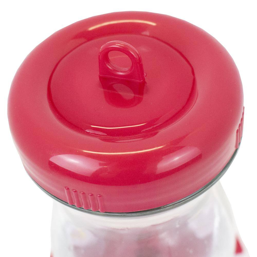 Perky-Pet Pink 24 oz. Top-Fill Glass Hummingbird Feeder