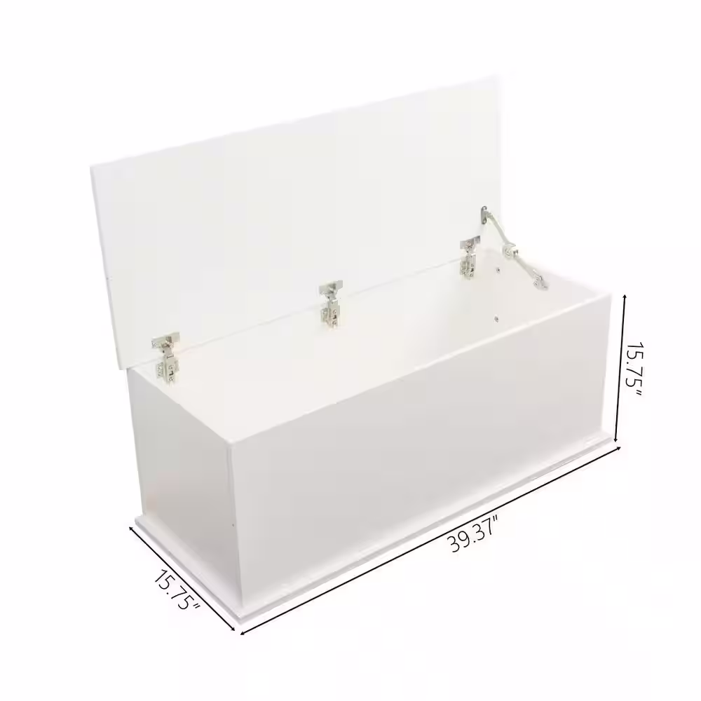 None 169-Qt. Large Space Storage Box in White