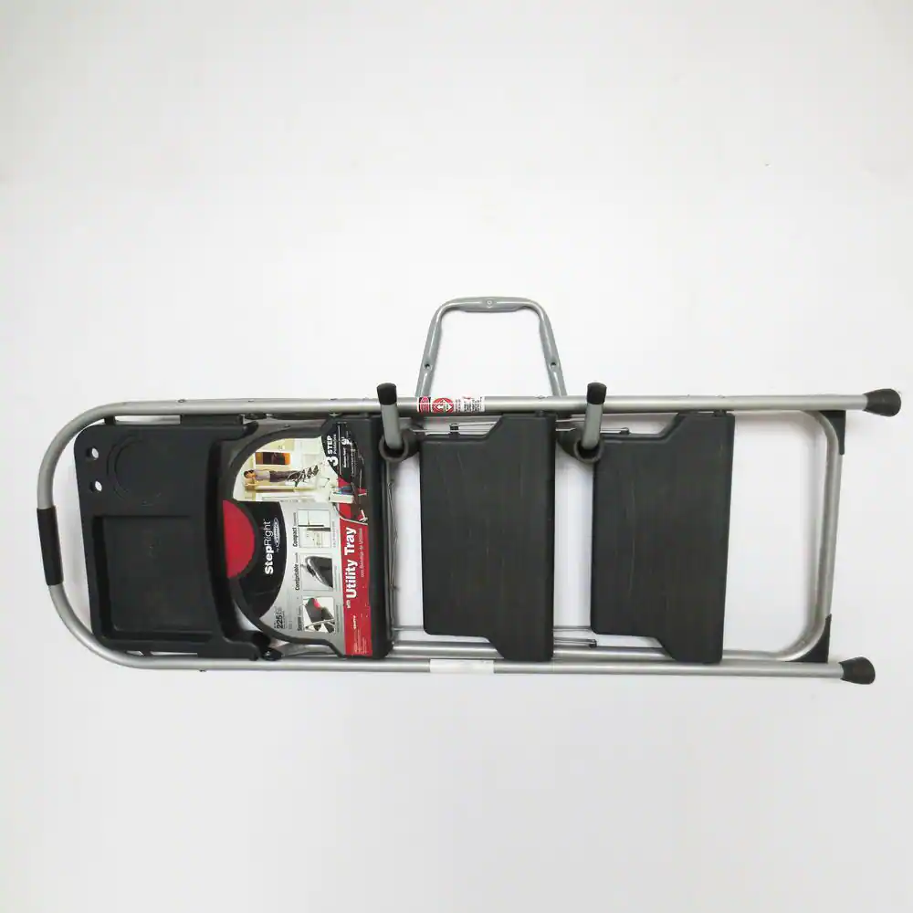 Everbilt Heavy Duty Wall Mounted Steel Double-Arm Padded Hanger in Gray 75 lbs