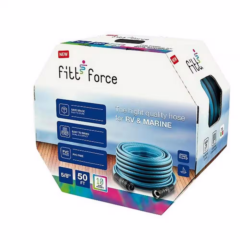 fitt 5/8 in. Dia x 50 ft. RV and Marine Hose