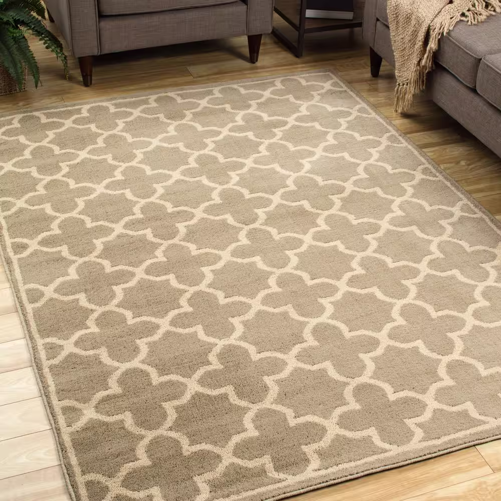 Home Decorators Collection Darlington Tan 3 ft. x 5 ft. Area Rug
