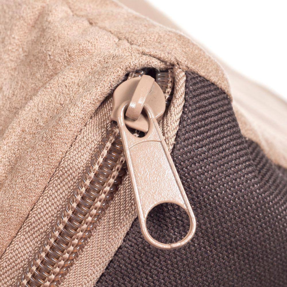 PAW Extra Large Tan Orthopedic Memory Foam Pet Bed with Bolster