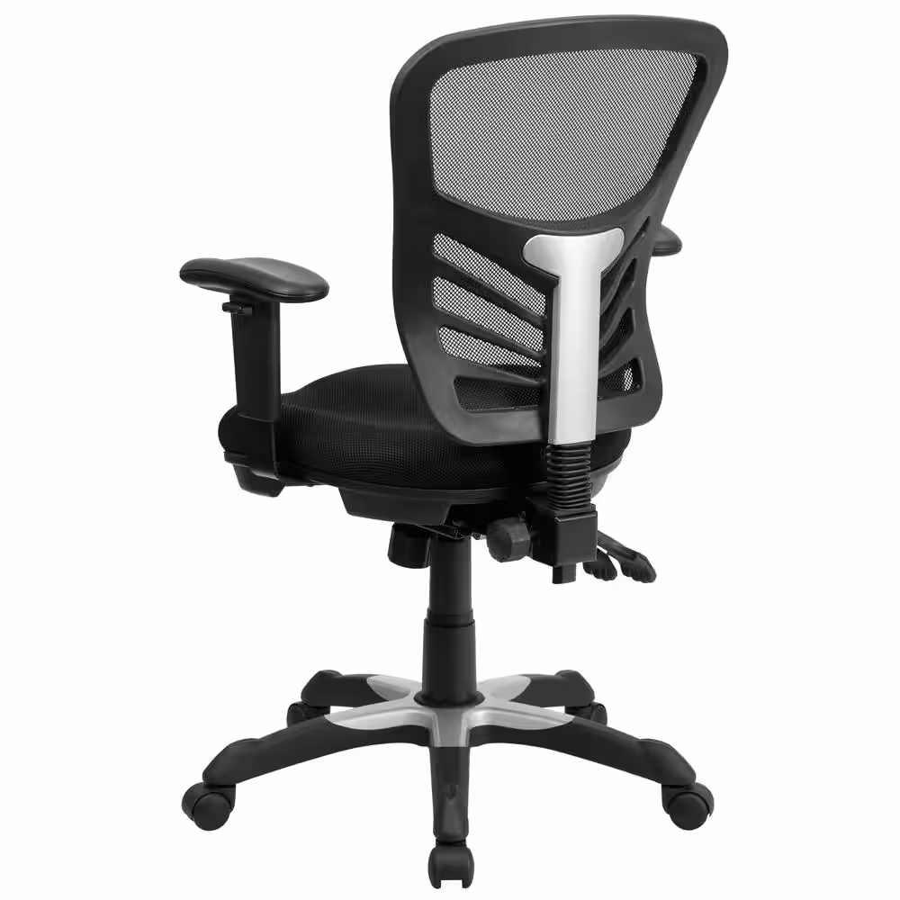 Flash Furniture Mesh Swivel Ergonomic Office Chair in Black
