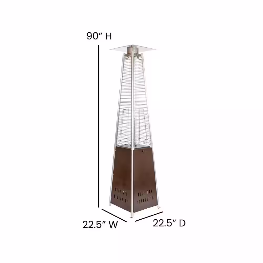 Carnegy Avenue 45000 BTU Bronze Patio Heater