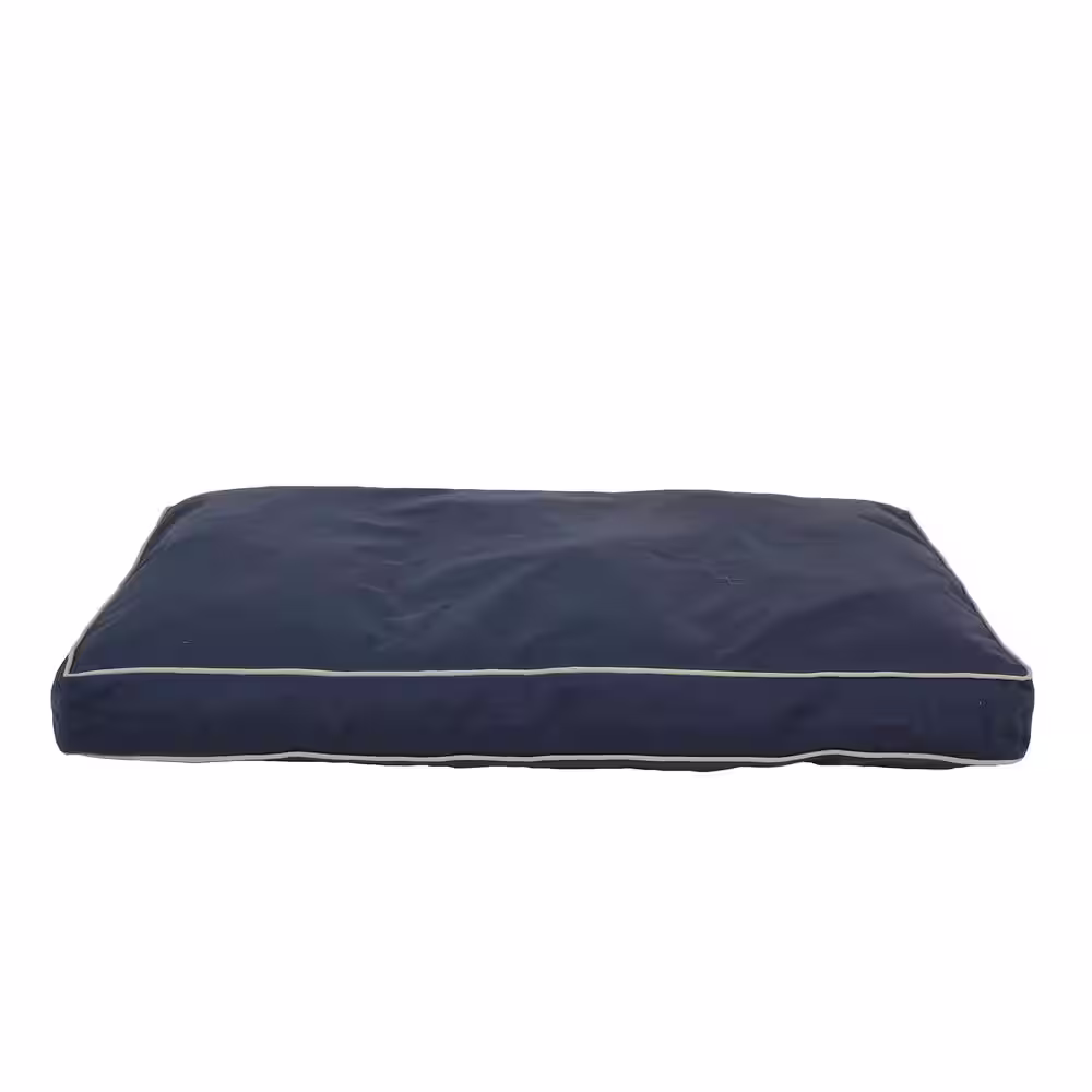 None Large Classic Twill Rectangle Jamison Bed - Blue