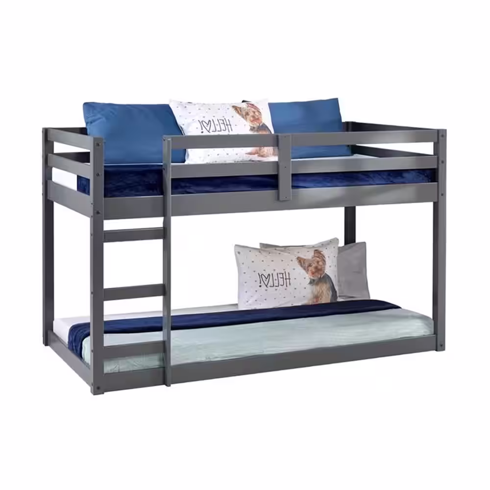 Acme Furniture Gaston Gray Twin Bunk Bed