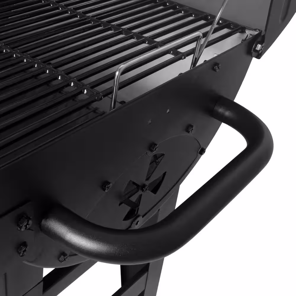 Char-Griller Double Play 1,260 sq., in. 3-Burner Gas and Charcoal Grill in Black