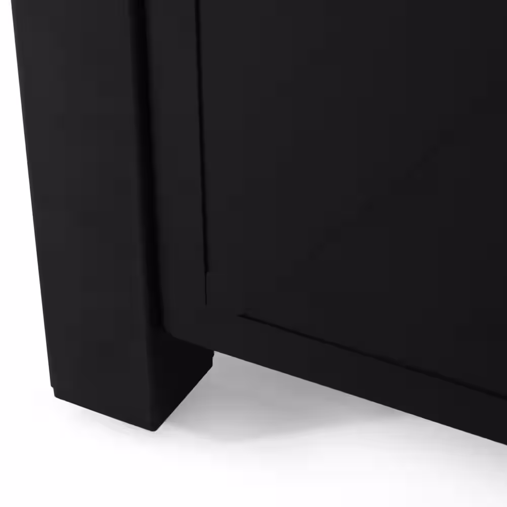 Noble House Haraldson Black Square Metal Fire Pit