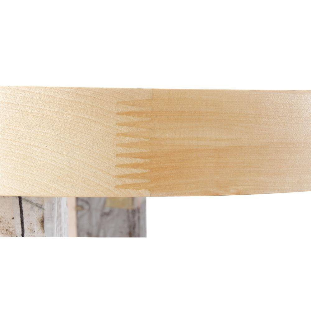 Rev-A-Shelf 26 in. H x 24 in. W x 24 in. D Wood 2-Shelf Kidney Shape Lazy Susan Set