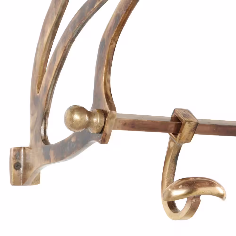 Litton Lane Blue 3 Shelves Wood Knot Wall Shelf with Knotted Rope (Set of 3)