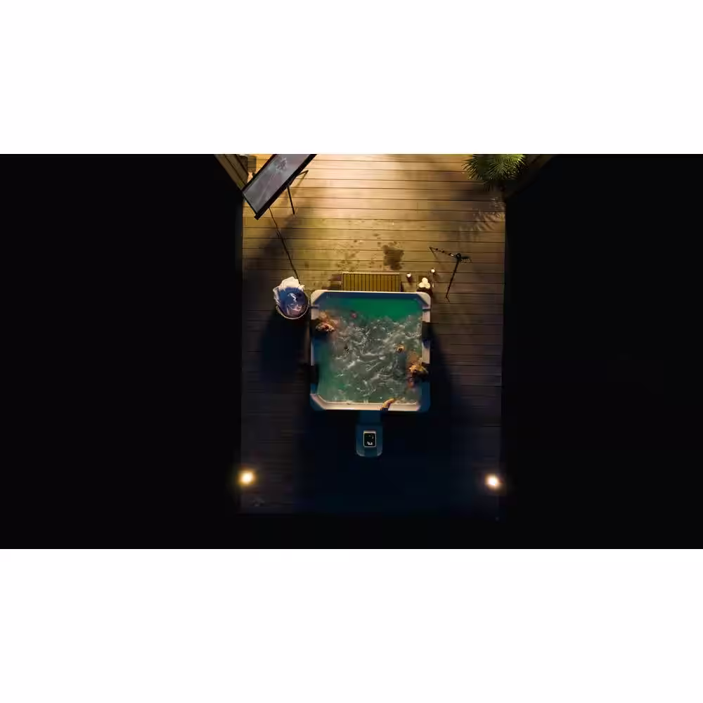 M SPA OSLO, FRAME SERIES, 6-Person, 8 Hydromassage Jets, 140 Air bubble System Hot Tub & SPA, UVC, Ozone, WI-FI, LED Lights