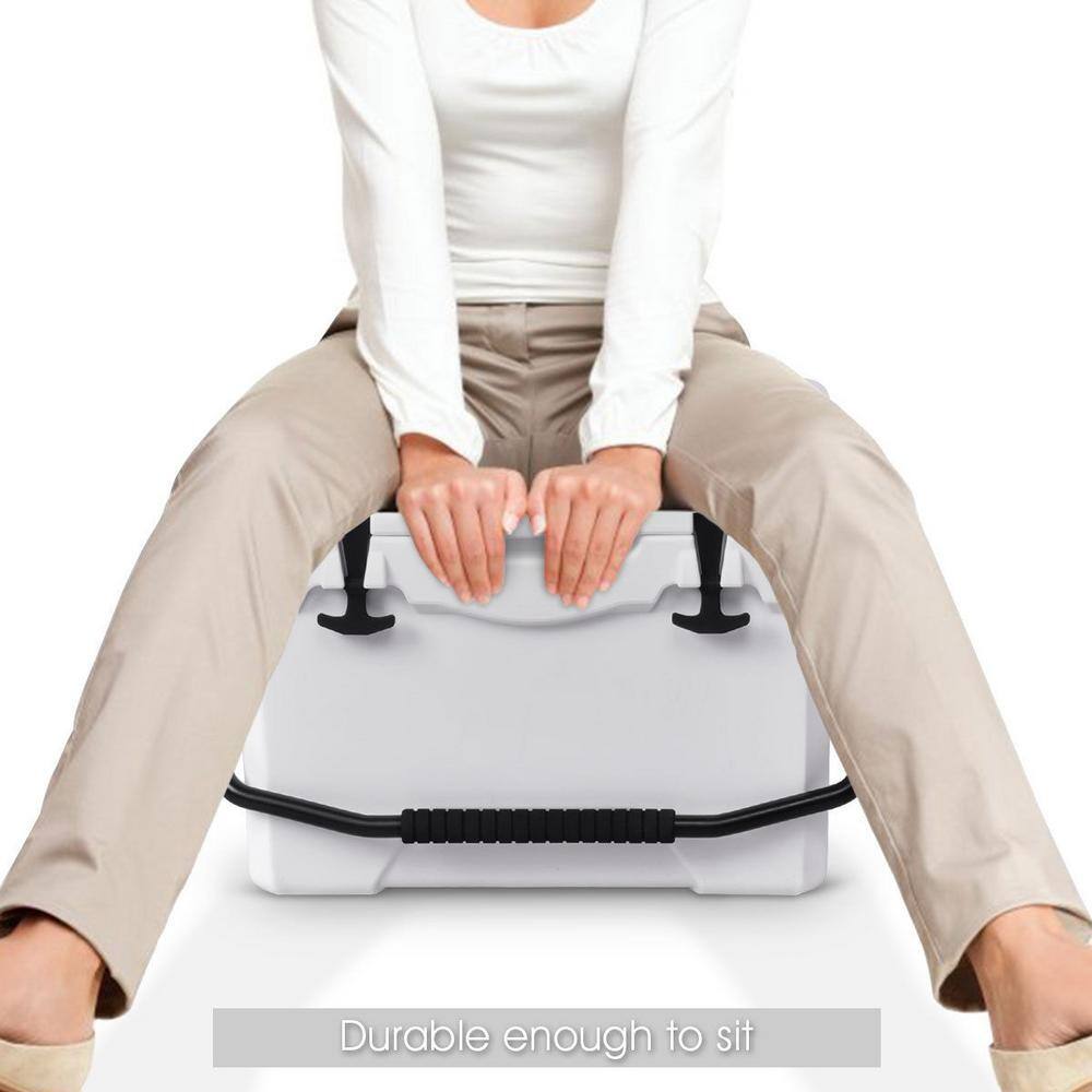 None 20 Qt. Handle Lockable Fishing Camping Ice Chest Cooler