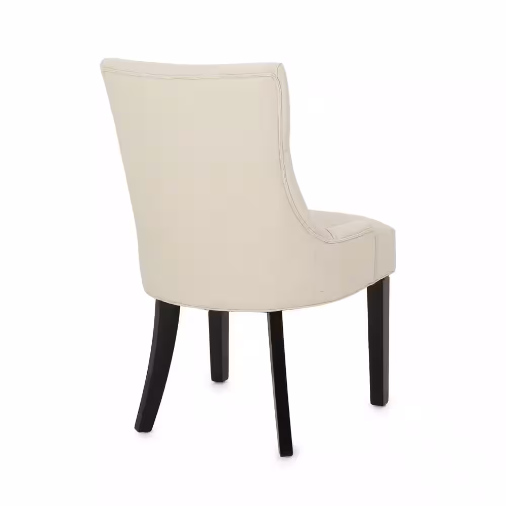 Noble House Hayden Beige Upholstered Dining Chairs (Set of 4)